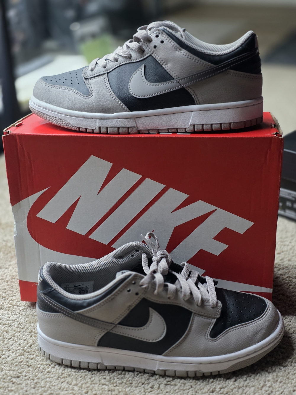 Nike Dunk Low GS 'College Grey Black'